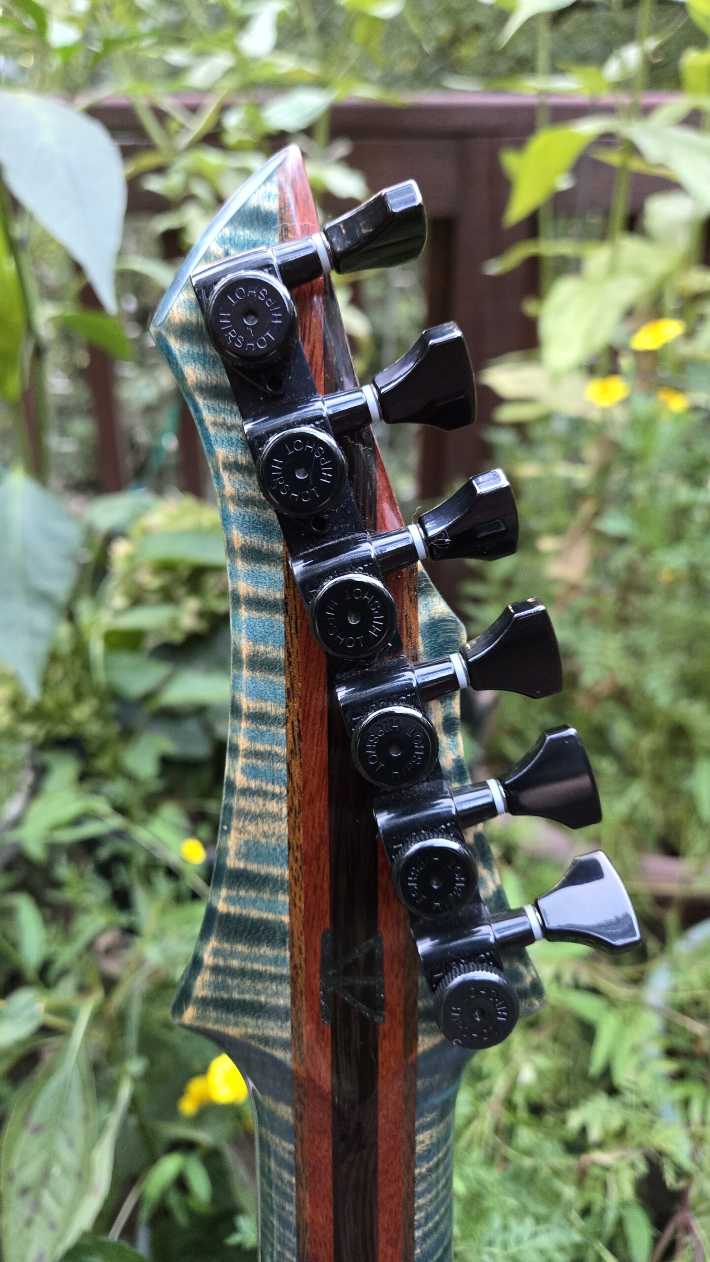 Severin ST1 Blue Flame Electric Guitar - Image 9