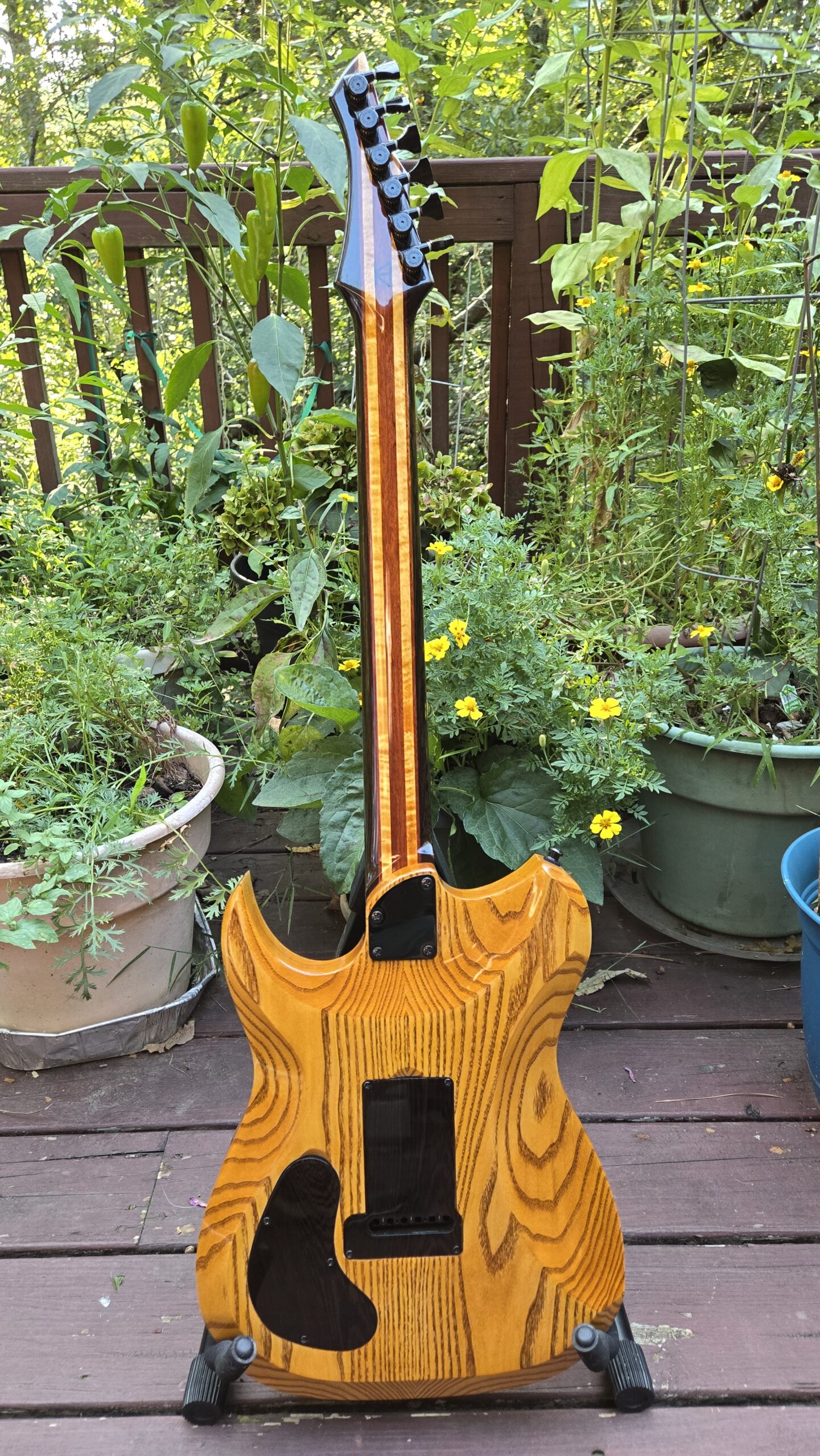 Severin ST1 Wenge Tremolo Electric Guitar - Image 7