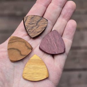 Tri-Tip Wood Guitar Picks 5 Assorted