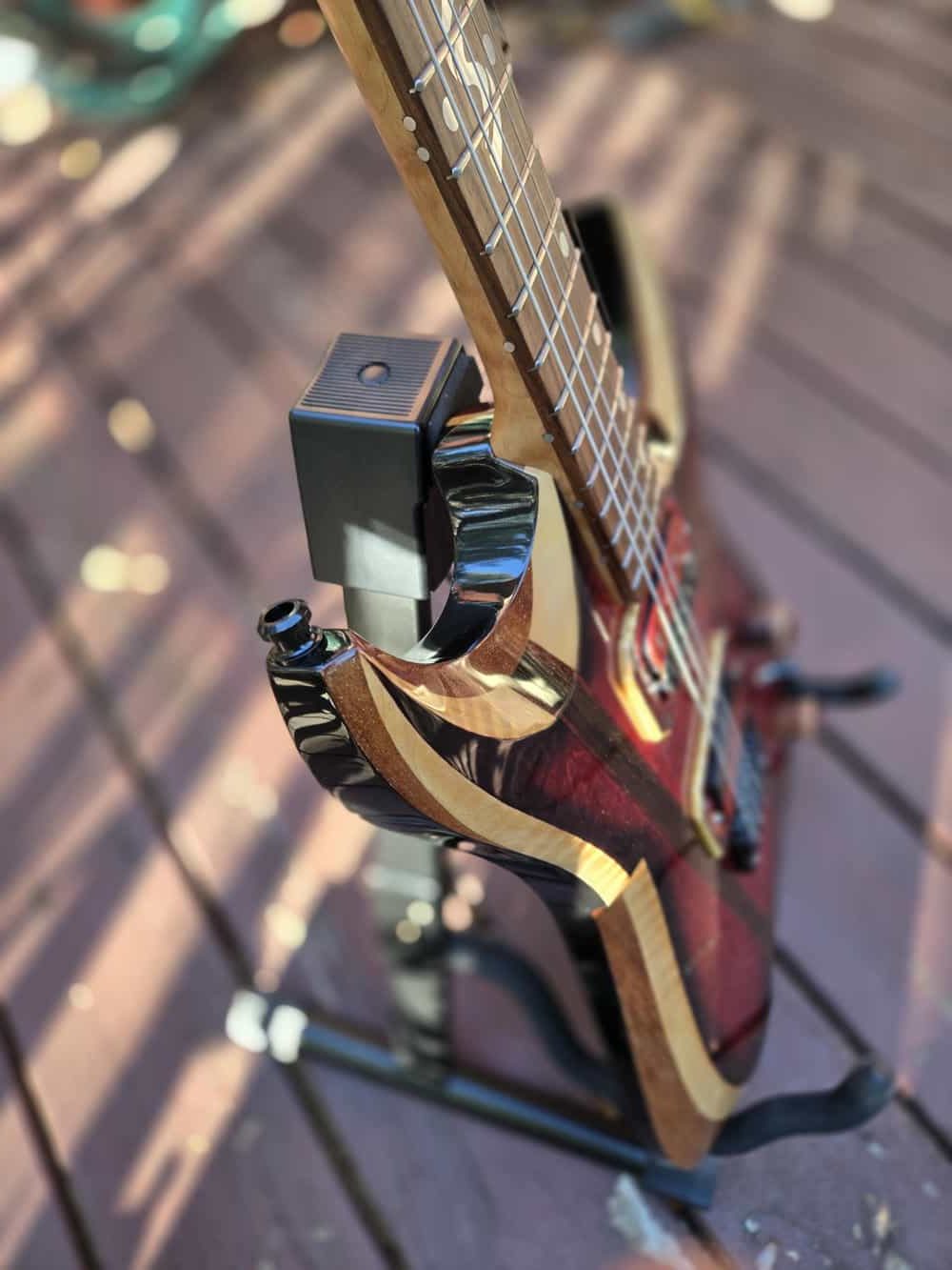 Rogue Electric Guitar - Red Black Flame Maple - Image 9