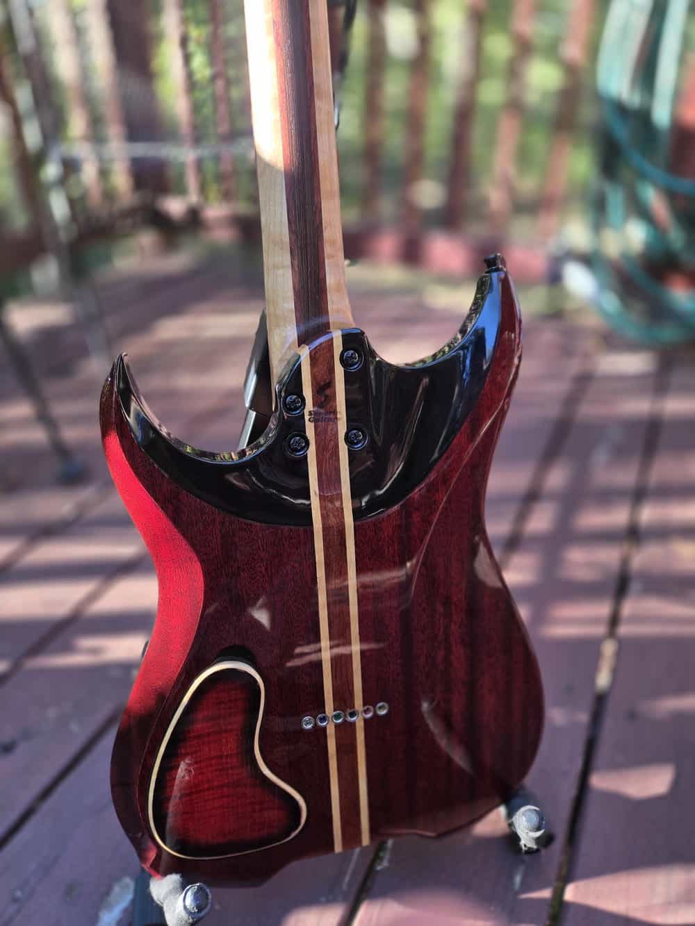 Rogue Electric Guitar - Red Black Flame Maple - Image 12