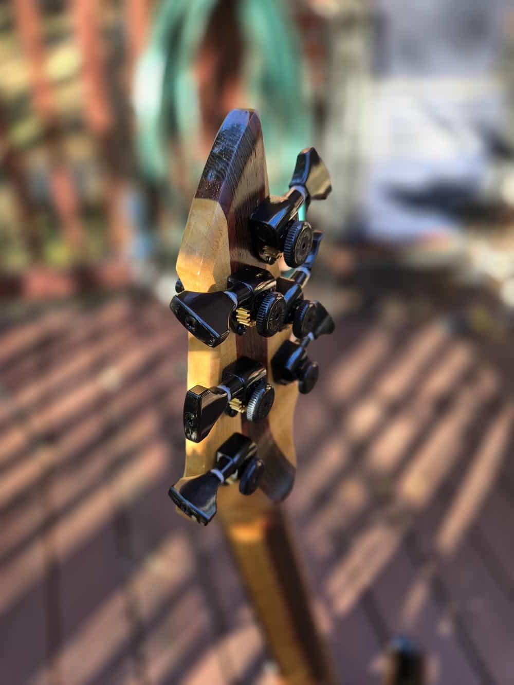 Rogue Electric Guitar - Red Black Flame Maple - Image 15