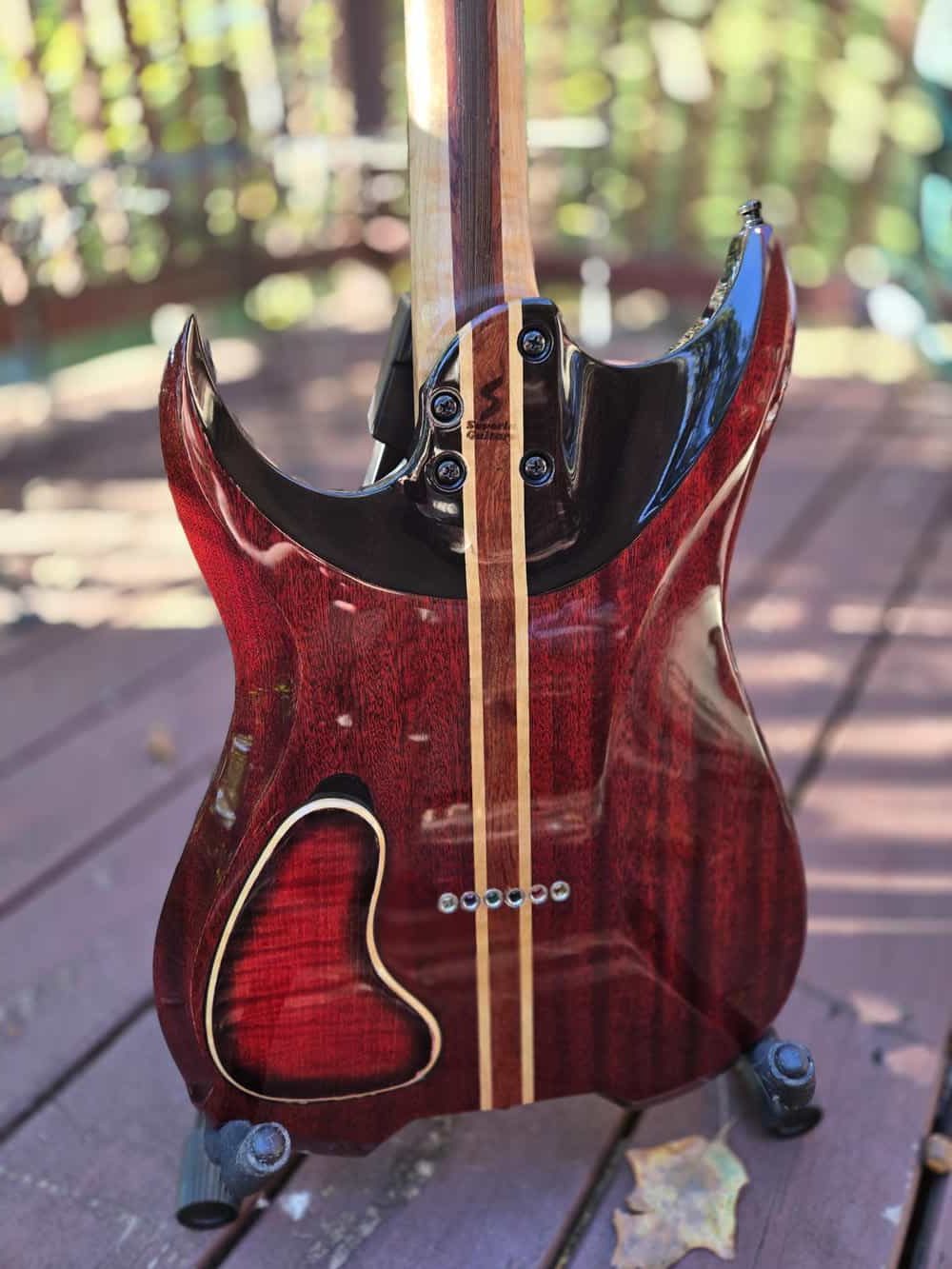 Rogue Electric Guitar - Red Black Flame Maple - Image 17